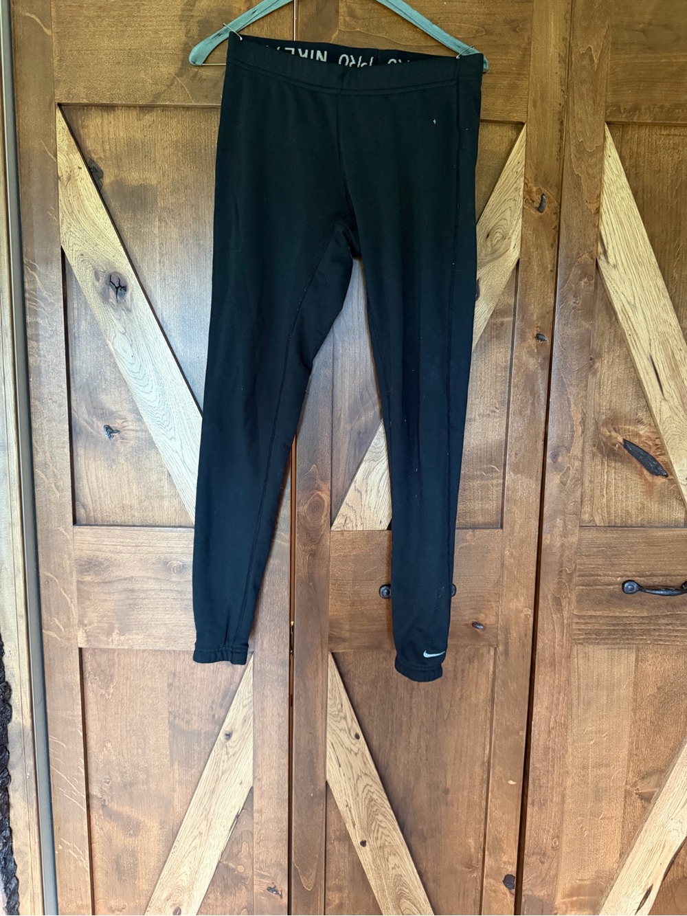Nike Black Athletic fleece Leggings